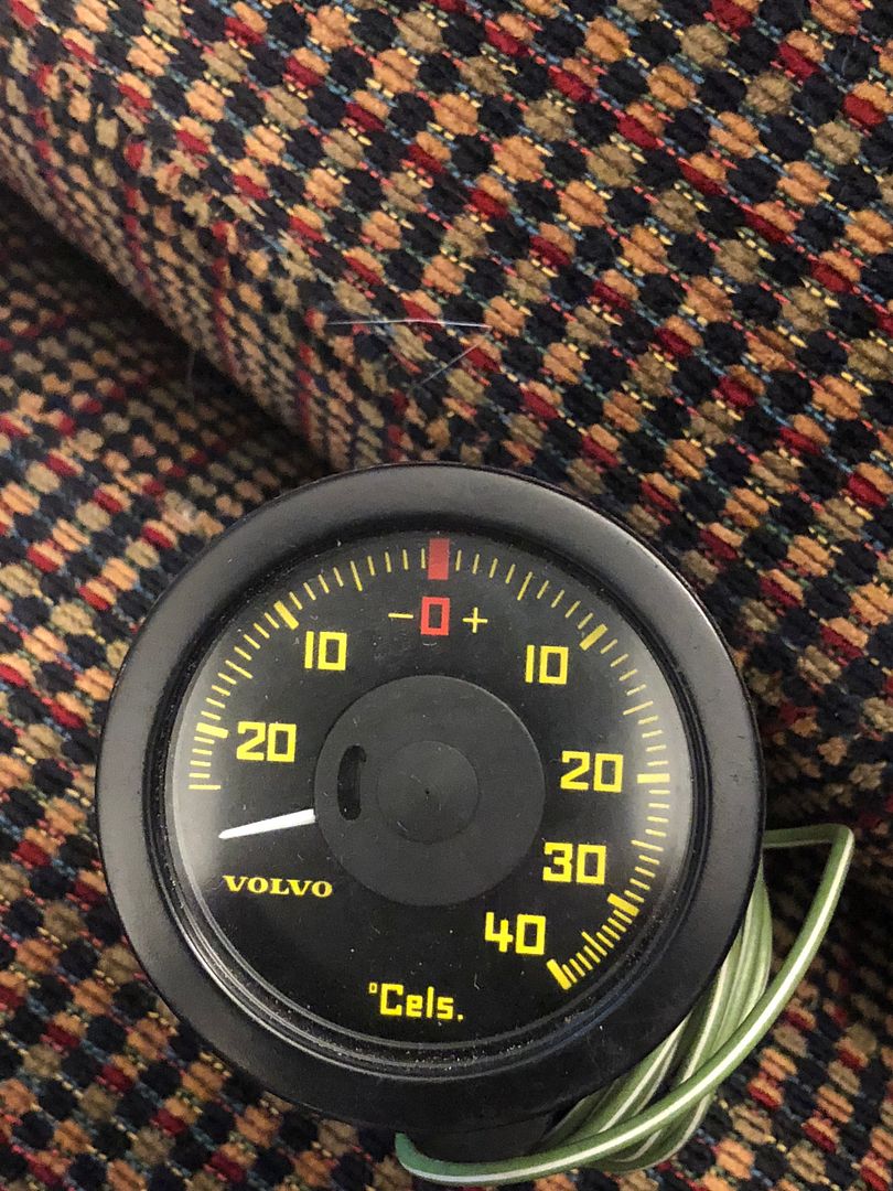 Thread Original Volvo 240 RSport Ambient Temperature Gauge + Wiring